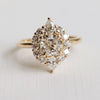 Jazlyn | Square Cushion Cut Lab-Grown Diamond Halo Ring
