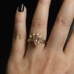JOY | 5-Stone Arch Band in Pearl