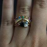 JOY | 7-Stone Arch Band in Love Is Love color