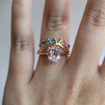 JOY | 7-Stone Arch Band in Love Is Love color