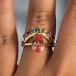 JOY | 7-Stone Arch Band in Love Is Love color