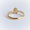 Stella | Pear Diamond Starburst Ring