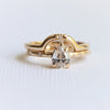 Stella | Pear Diamond Starburst Ring