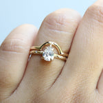 Stella | Pear Diamond Starburst Ring