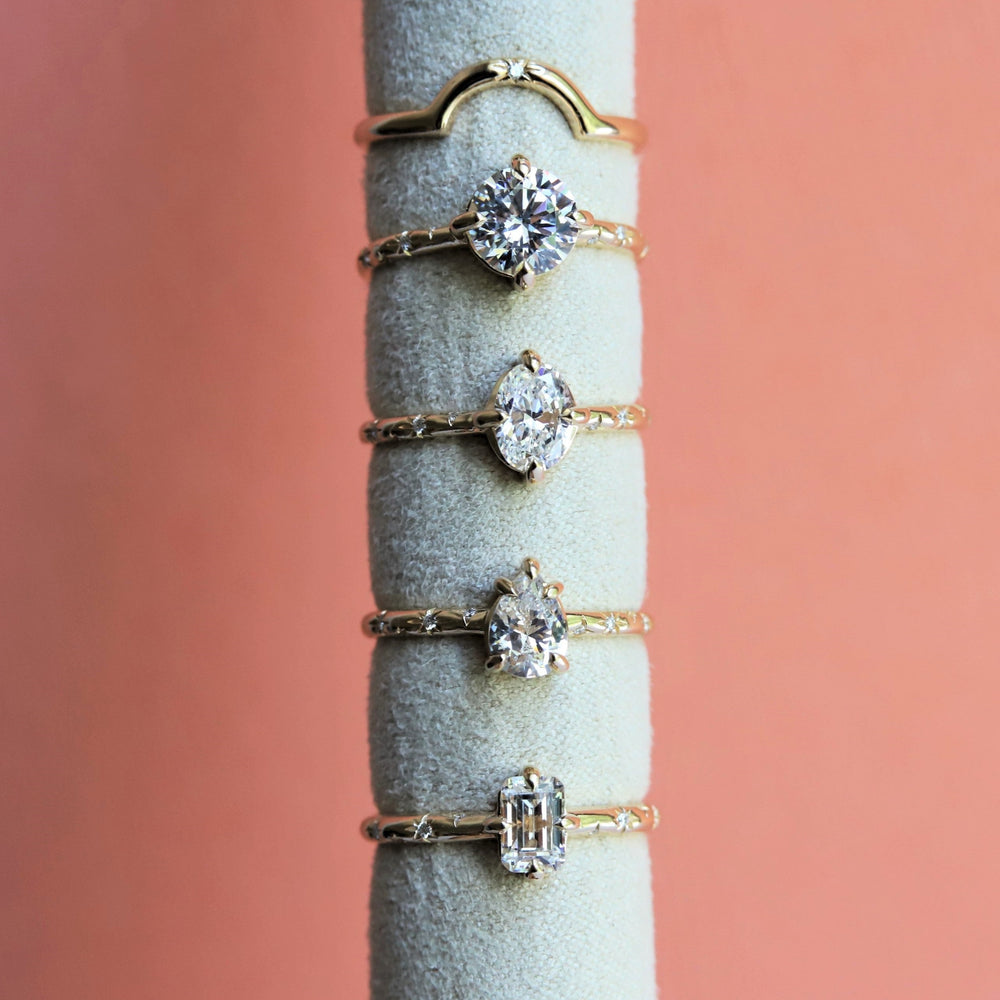 Stella | Pear Diamond Starburst Ring