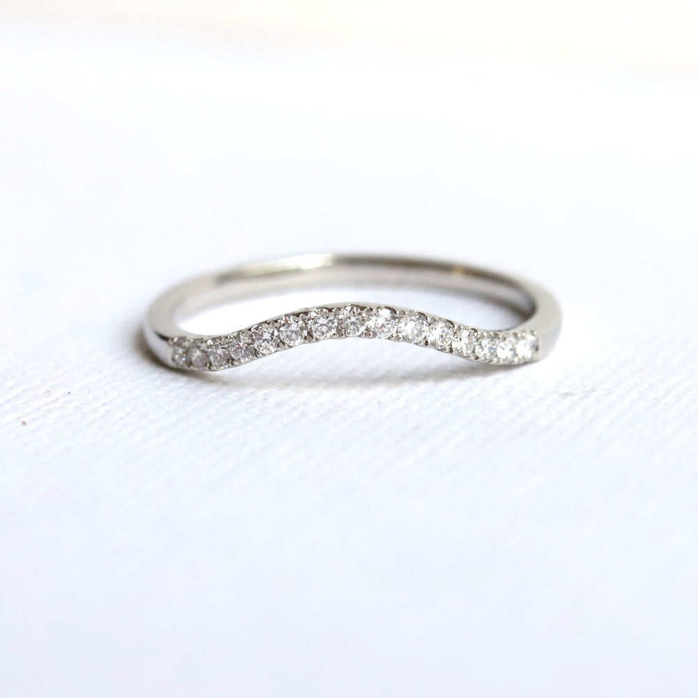 Alexis | Curve Pave' Diamond Band