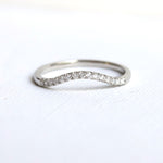 Alexis | Curve Pave' Diamond Band