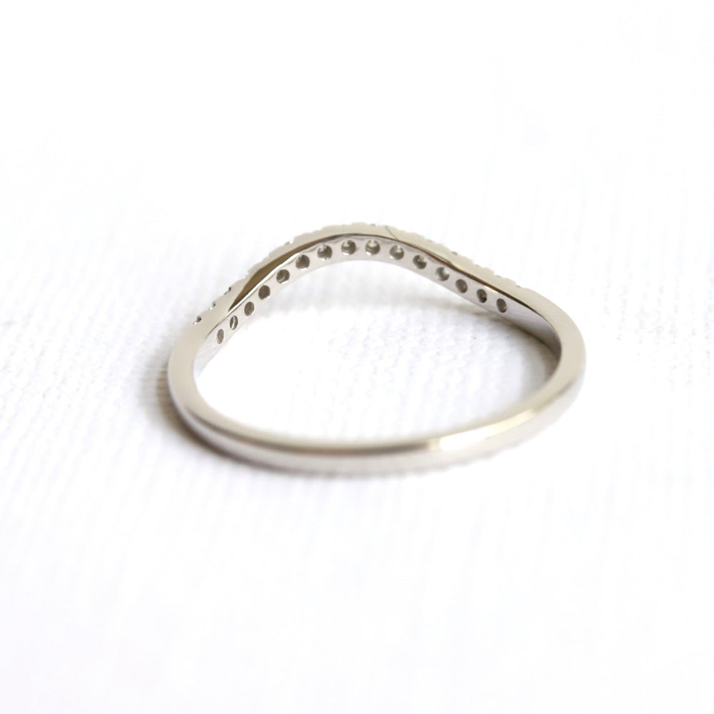 Alexis | Curve Pave' Diamond Band