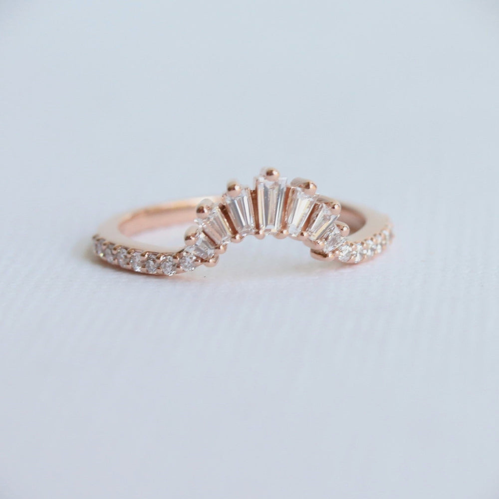 Empress Crown No.7 Pave' Band