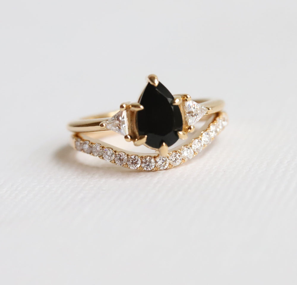 Alexis | Curve Pave' Diamond Band