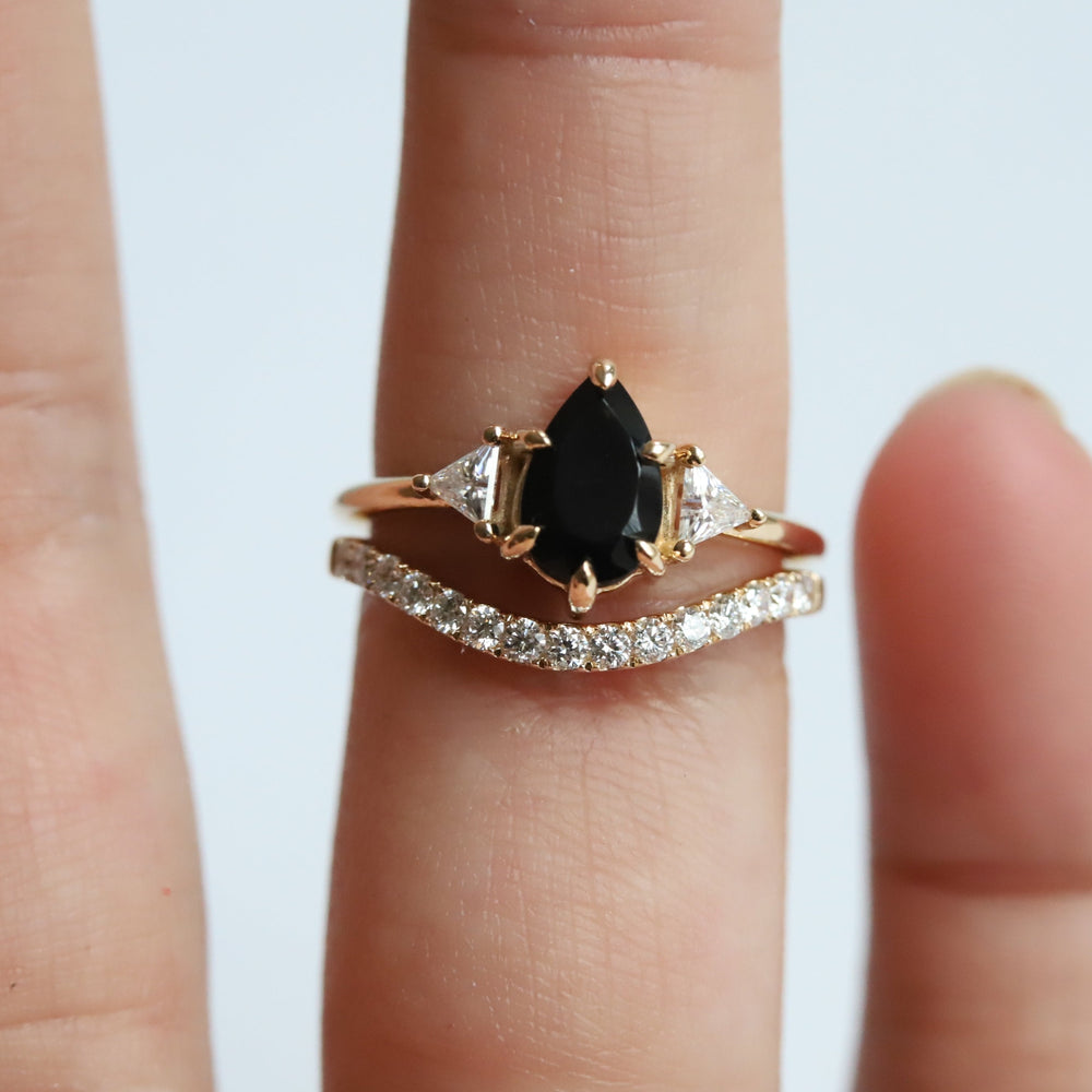 Alexis | Curve Pave' Diamond Band