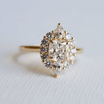 Jazlyn | Square Cushion Cut Lab-Grown Diamond Halo Ring