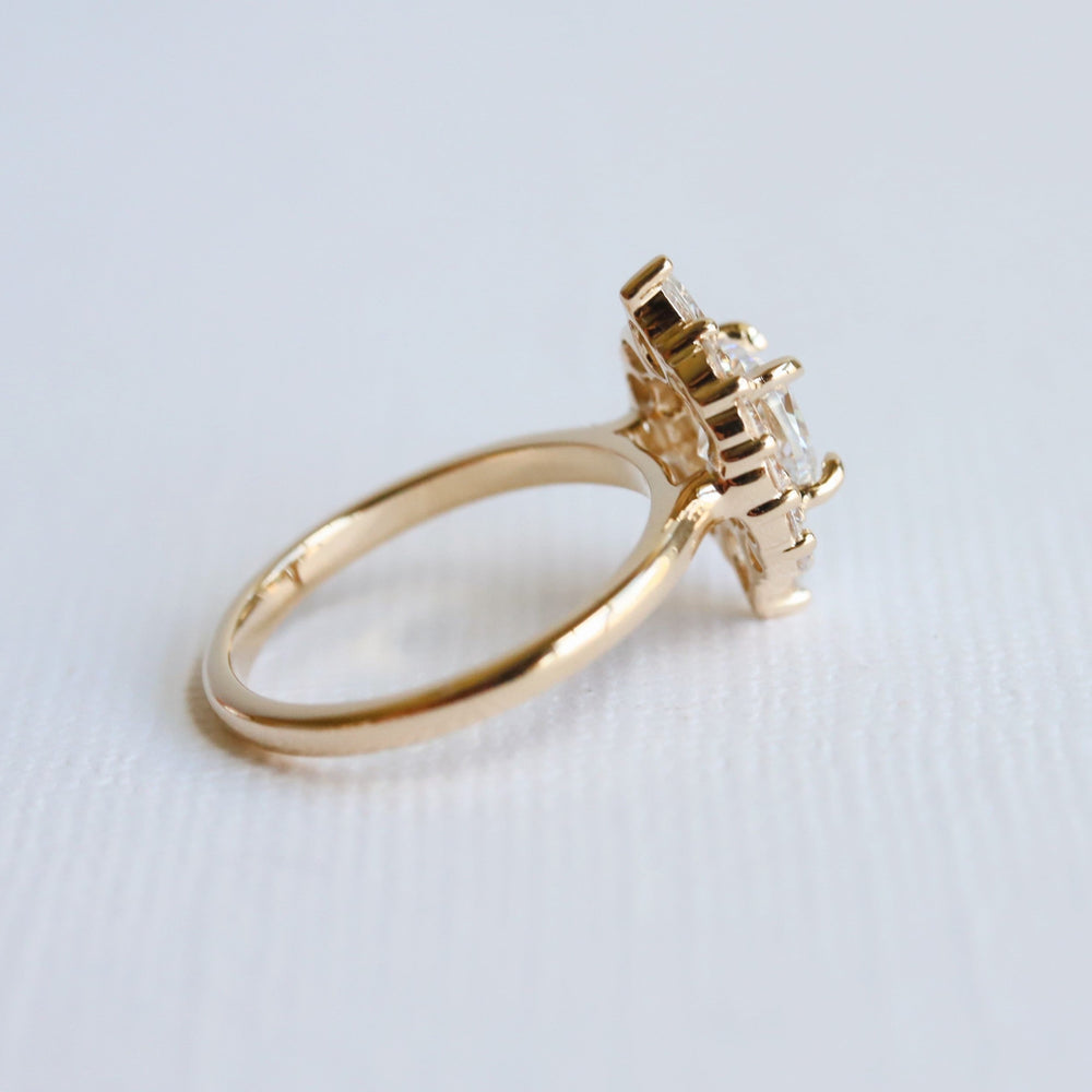 Jazlyn | Square Cushion Cut Lab-Grown Diamond Halo Ring