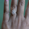 Jazlyn | Square Cushion Cut Lab-Grown Diamond Halo Ring