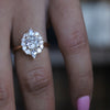 Jazlyn | Square Cushion Cut Lab-Grown Diamond Halo Ring