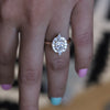Jazlyn | Square Cushion Cut Lab-Grown Diamond Halo Ring