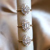 Jazlyn | Square Cushion Cut Lab-Grown Diamond Halo Ring