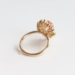 Lana | Oval Zambian Emerald Halo Ring