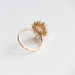 Lana | Oval Black Onyx Halo Ring