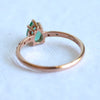 Stella | Pear Emerald Starburst Ring