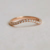 Alexis | Curve Pave' Diamond Band
