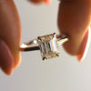 WYN Art Deco Lux | Emerald Cut Solitaire Ring