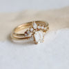 Alexis | 0.7 ct. Emerald Cut Lab-Grown Diamond & Triangle Side Stone Ring