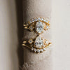 Cara | 0.7 ct. Oval Diamond Triple Station Ring