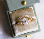 Cara | 0.7 ct. Oval Diamond Triple Station Ring
