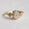 Cara | 0.7 ct. Oval Diamond Triple Station Ring