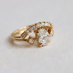 Cara | 0.7 ct. Oval Diamond Triple Station Ring