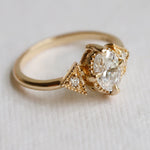 Carrie | Oval 0.7 ct. Lab-Grown Diamond North-South Prong Ring