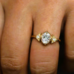 Carrie | Oval 0.7 ct. Lab-Grown Diamond North-South Prong Ring