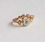 Cara | 0.7 ct. Oval Diamond Triple Station Ring