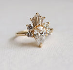 DECORA | Pear Lab-Grown Diamond Accented Ring