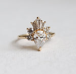 DECORA | Pear Lab-Grown Diamond Accented Ring