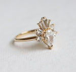 DECORA | Pear Lab-Grown Diamond Accented Ring