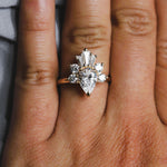 DECORA | Pear Lab-Grown Diamond Accented Ring