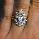 DECORA | Pear Lab-Grown Diamond Accented Ring