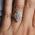 DECORA | Round Lab-Grown Diamond Halo Ring