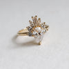 CORA | Pear Lab-Grown Diamond Accented Ring