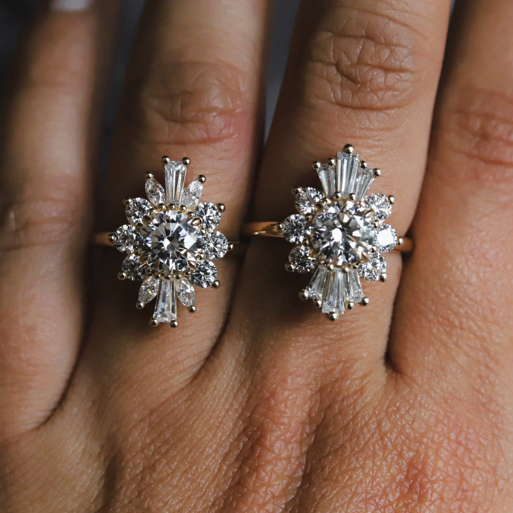 DECORA | Round Lab-Grown Diamond Halo Ring