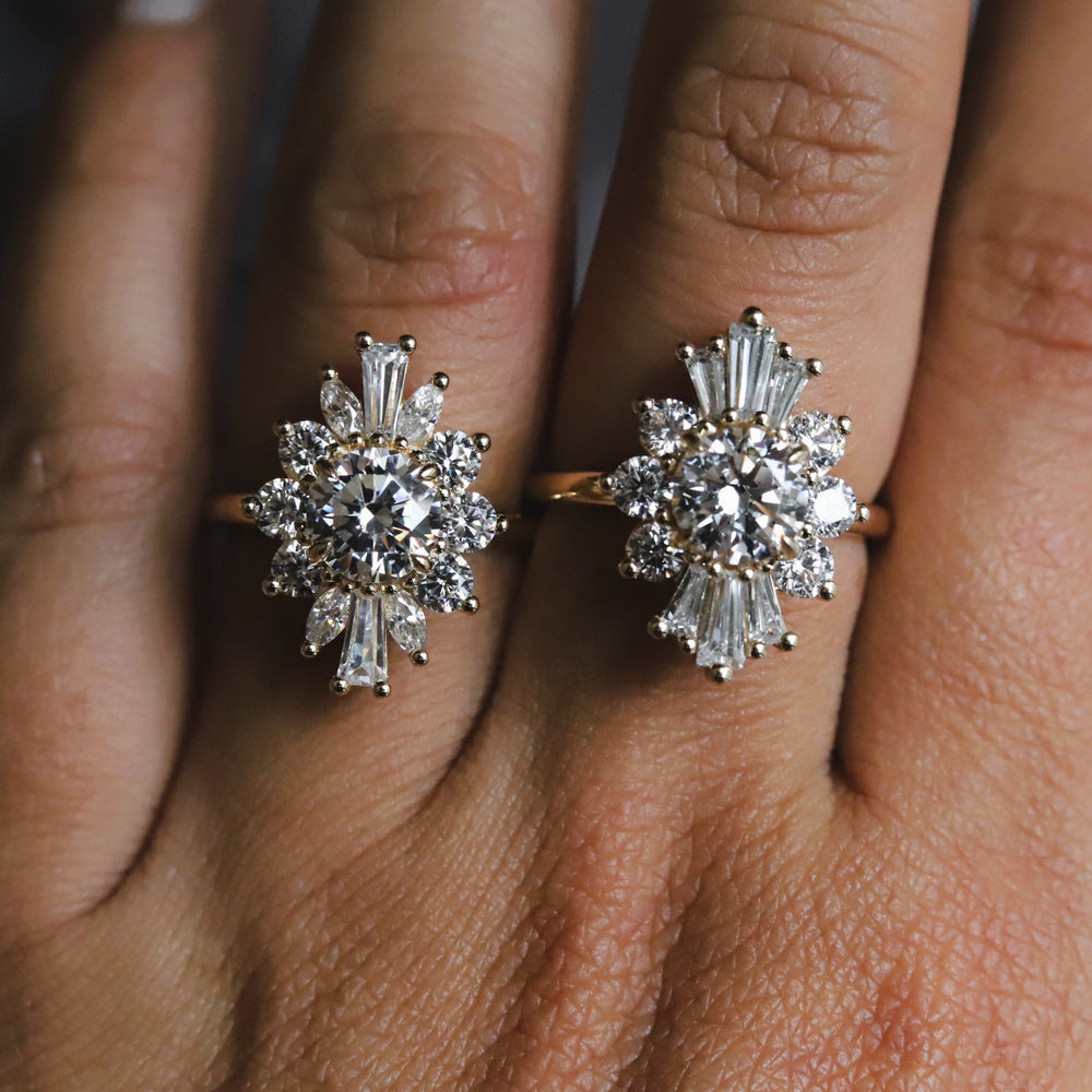 CORA | Round Lab-Grown Diamond Halo Ring