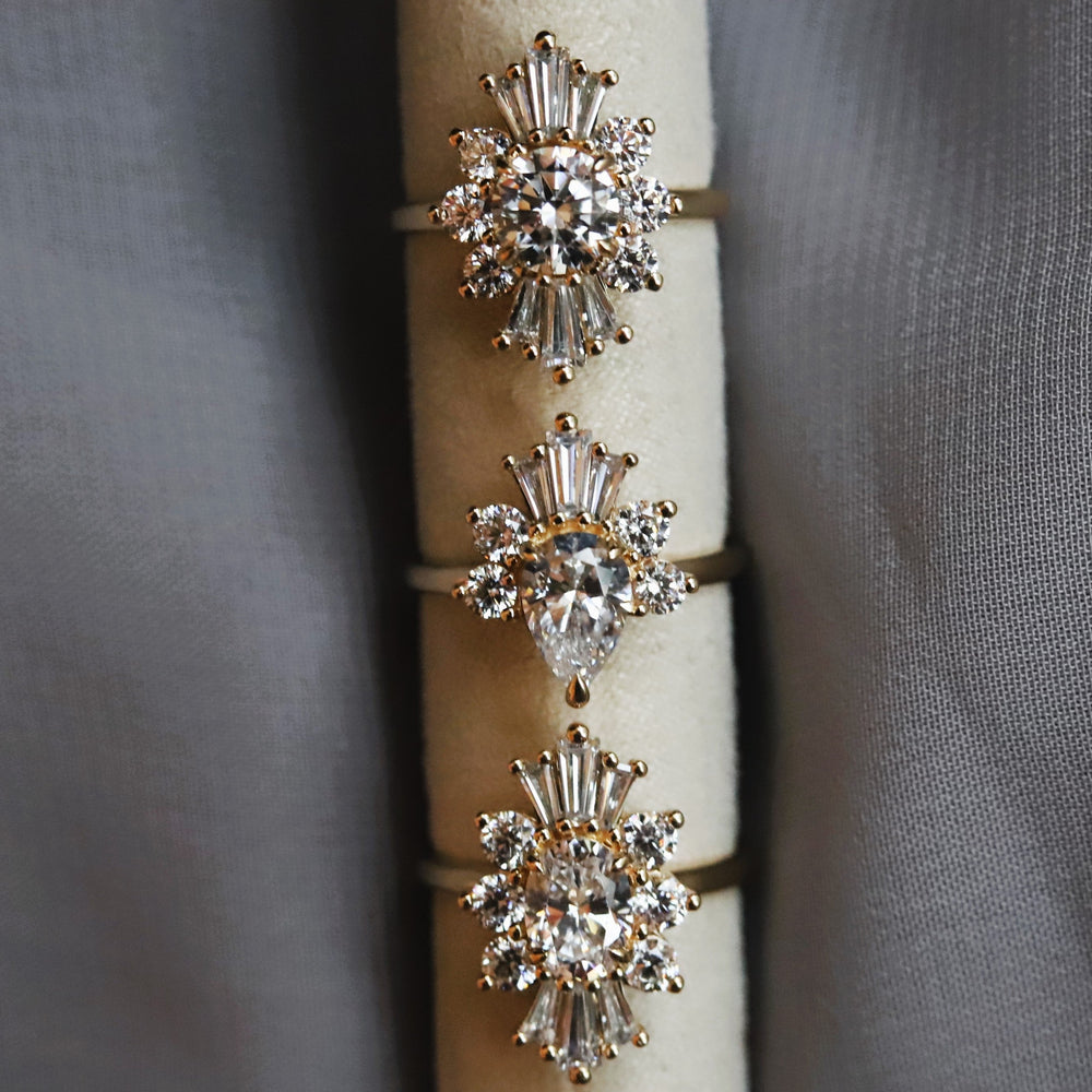 DECORA | Round Lab-Grown Diamond Halo Ring