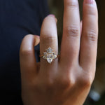 DECORA | Pear Lab-Grown Diamond Accented Ring