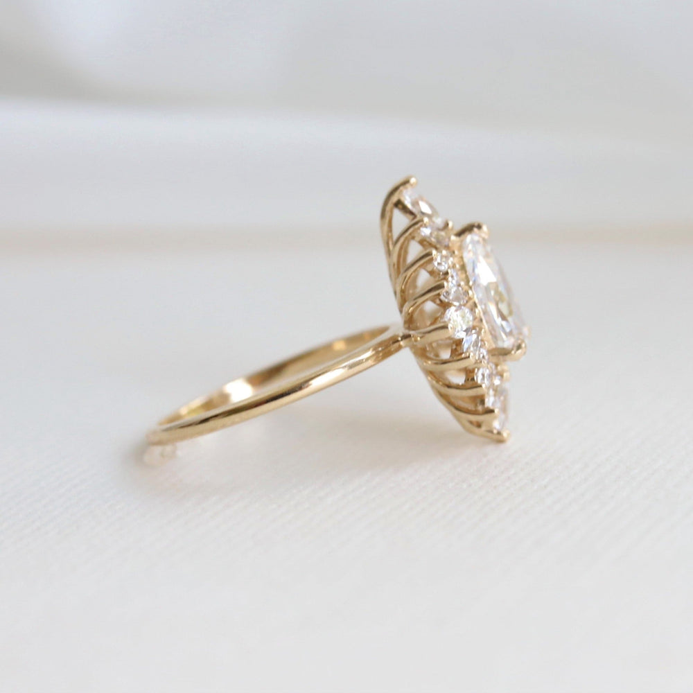 Lana | Pear Lab-Grown Diamond Halo Ring