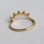 JOY | 5-Stone Arch Band in Pearl