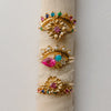 JOY | 5-Stone Arch Band in Pearl