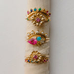 JOY | 5-Stone Arch Band in Pearl