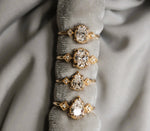 Cara | 0.7 ct. Oval Diamond Triple Station Ring